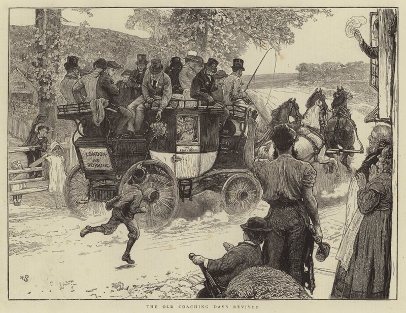 Les vieux jours de la diligence revivent - William Small