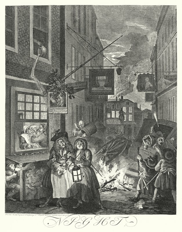 Nuit (gravure) - William (after) Hogarth