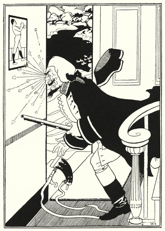 Illustration pour les Aventures du Baron de Münchhausen - William (after) Strang