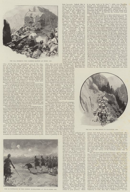Les Highlanders de Gordon et leurs exploits passés - William Barnes Wollen