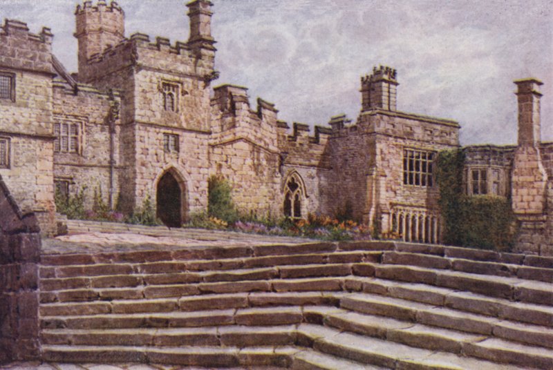 La Cour Inférieure, Haddon Hall - William Biscombe Gardner