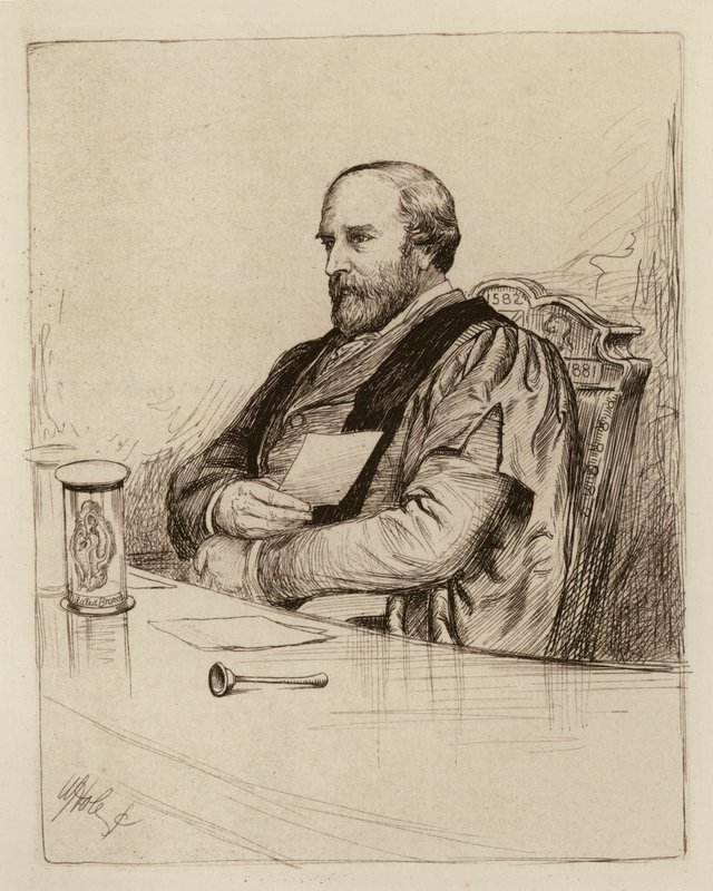 Thomas Grainger Stewart, professeur de pratique de la médecine (gravure) - William Brassey (after) Hole