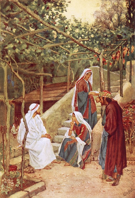 Jésus se reposant à Béthanie chez ses amis - William Brassey Hole