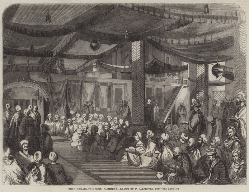 Mosquée de Shah Hamadan, Cachemire - William Carpenter
