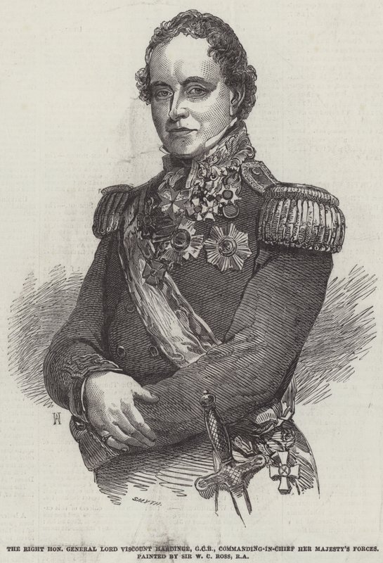 Le très honorable général Lord Vicomte Hardinge, GCB, commandant en chef des forces de Sa Majesté - William Charles Ross