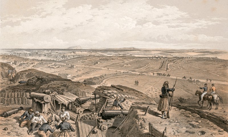 Bastoni du Mat du Bastion Central - William Crimea Simpson