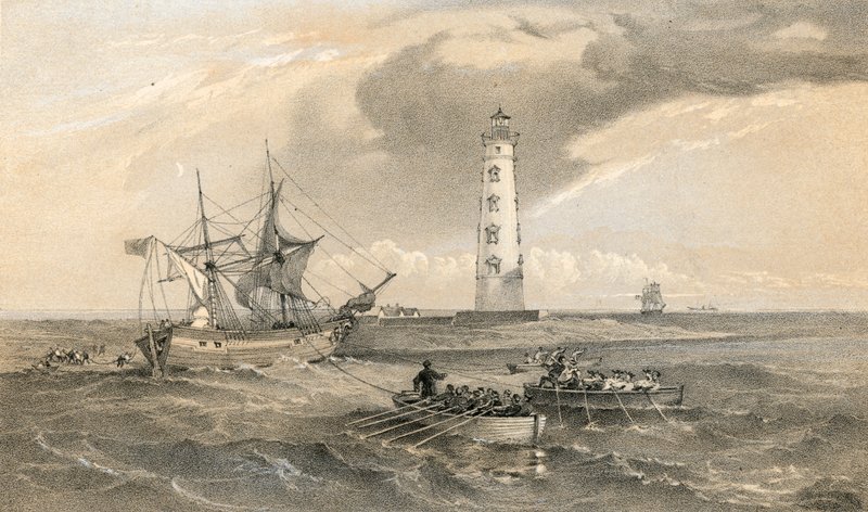 Le phare du cap Chersonèse, vue vers le sud - William Crimea Simpson