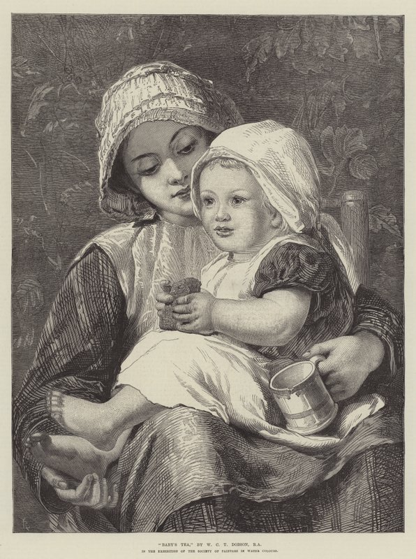 Le thé du bébé - William Dobson