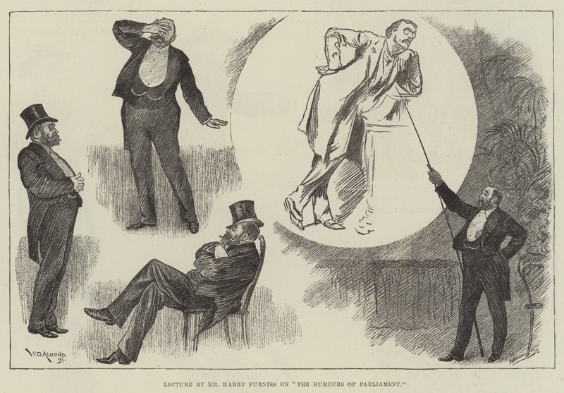 Conférence de M. Harry Furniss sur Les Humours du Parlement - William Douglas Almond