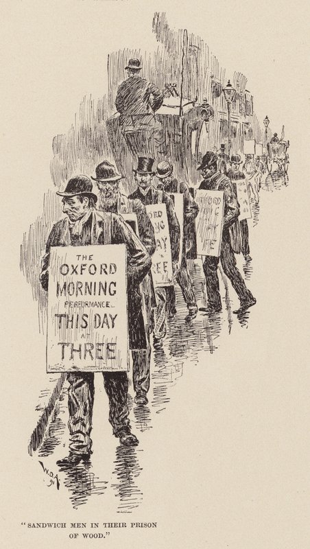 « Les hommes-sandwich dans leur prison de bois » - William Douglas Almond