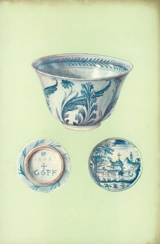 Bol, probablement fabriqué à Pise, daté de 1638 - William Gibb