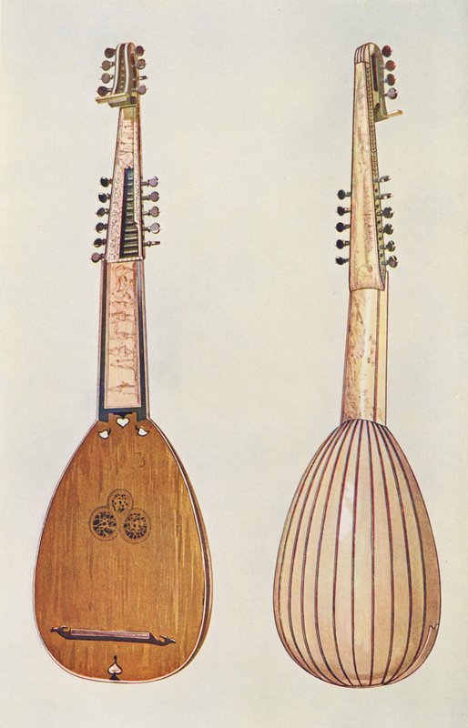 Instruments de musique : Théorbe - William Gibb