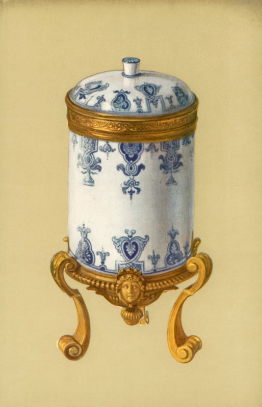 Pot de Toilette, St Cloud, avec Monture en Ormolu - William Gibb