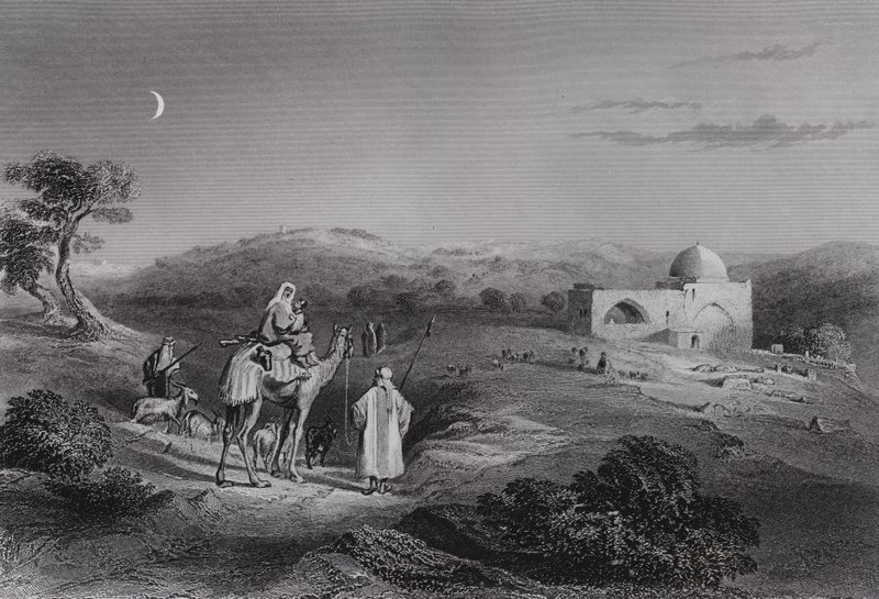 Tombeau de Rachel, près de Bethléem (gravure) - William H. Bartlett