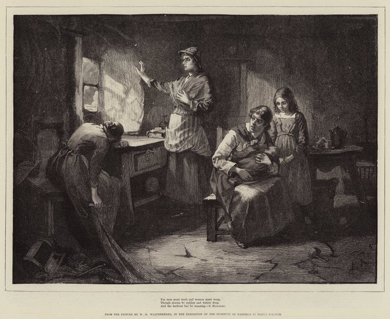 Les hommes doivent travailler et les femmes doivent pleurer - William Harris Weatherhead