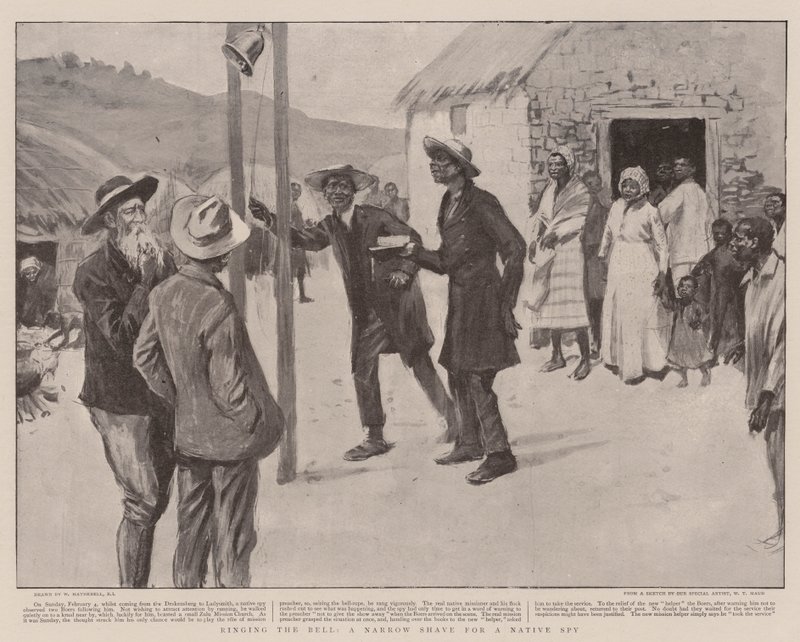 Sonner la cloche, un rasage de près pour un espion indigène - William Hatherell