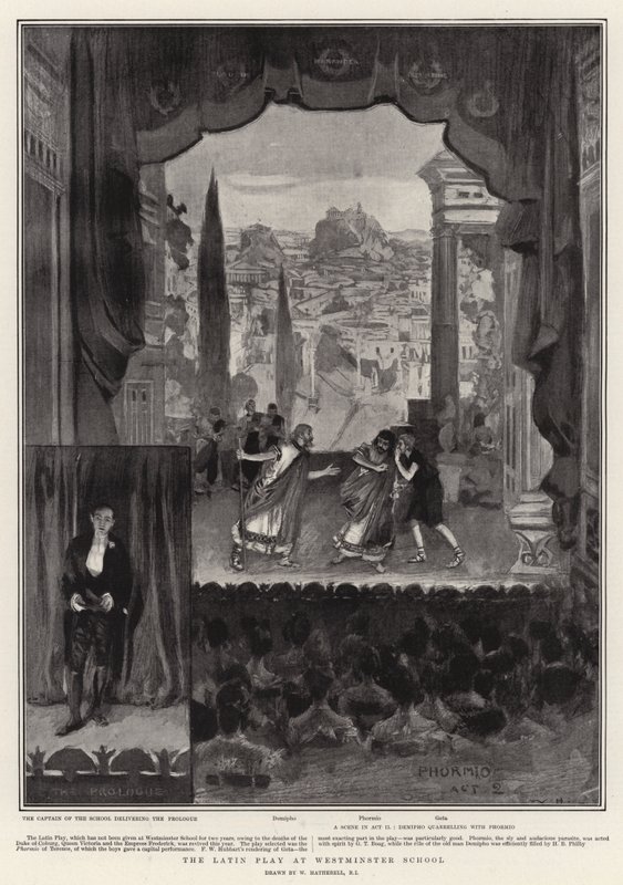 La pièce latine à l
