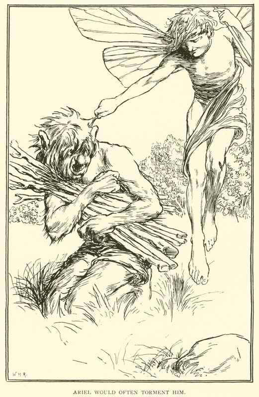 Ariel le tourmentait souvent - William Heath Robinson