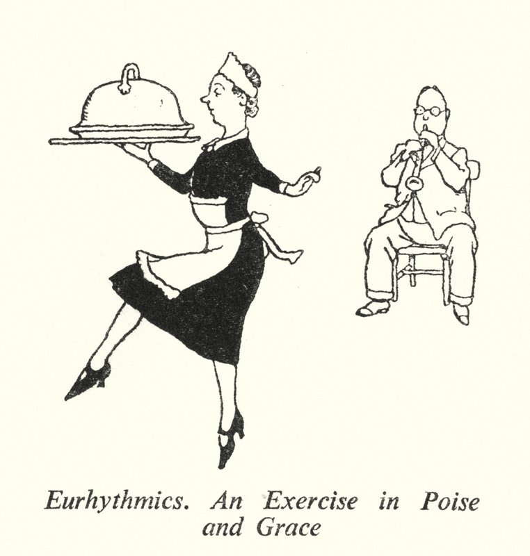Eurhythmie, un exercice de pose et de grâce - William Heath Robinson