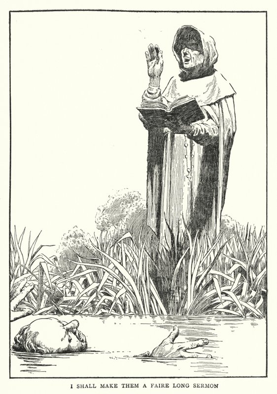 Je vais leur faire un beau long sermon - William Heath Robinson