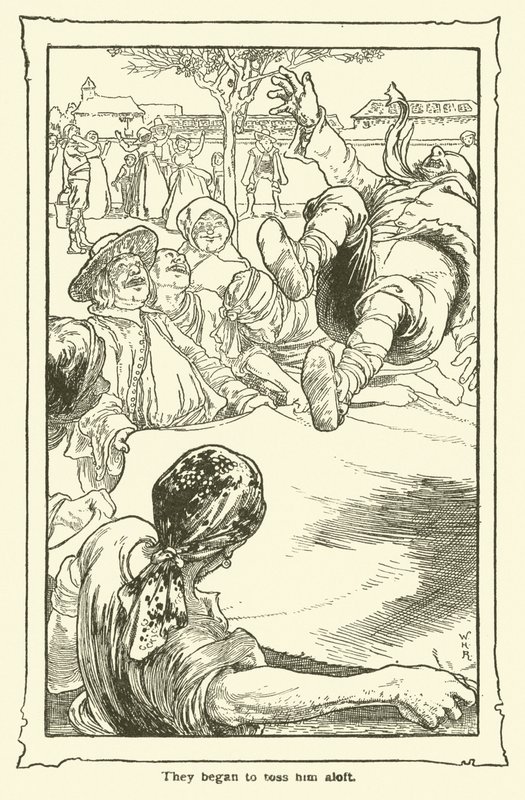 Illustration pour Don Quichotte - William Heath Robinson