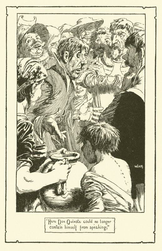 Illustration pour Don Quichotte - William Heath Robinson