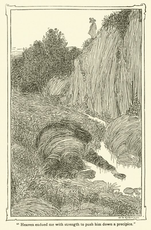Illustration pour Don Quichotte - William Heath Robinson