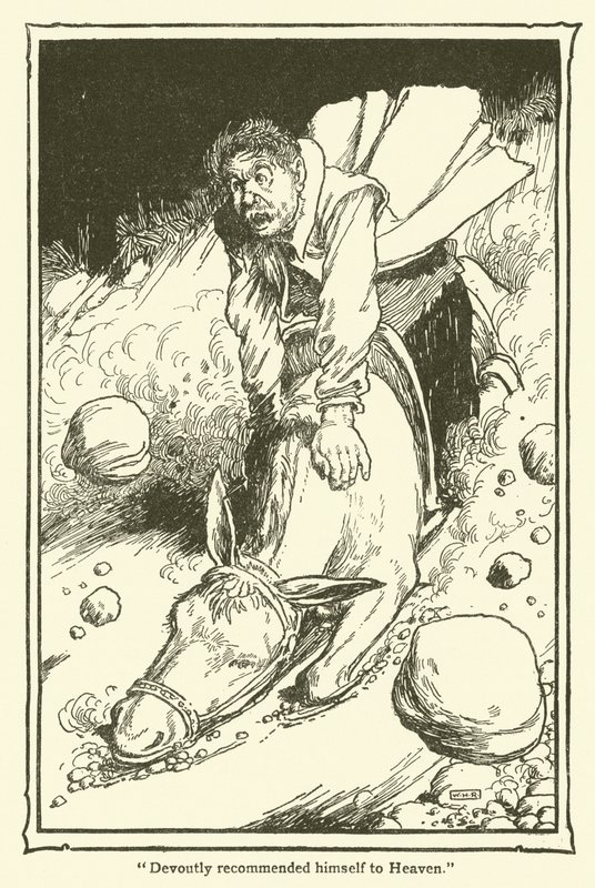 Illustration pour Don Quichotte - William Heath Robinson