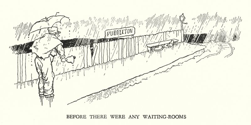 Illustration pour Railway Ribaldry de W Heath Robinson - William Heath Robinson