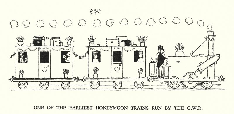 Illustration pour Railway Ribaldry par W Heath Robinson - William Heath Robinson
