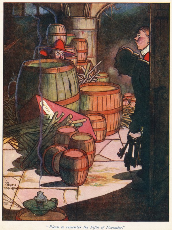 Souviens-toi du cinq novembre - William Heath Robinson