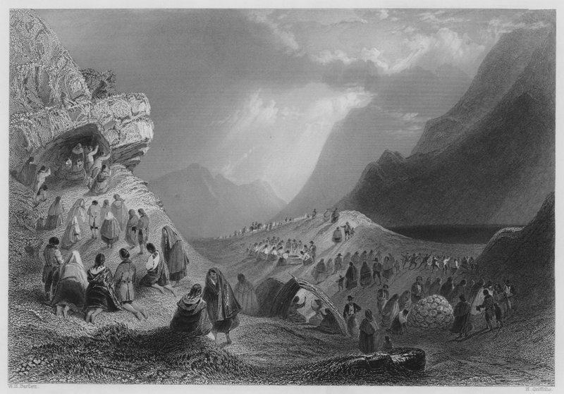 Un motif à Connemara (gravure) - William Henry (after) Bartlett