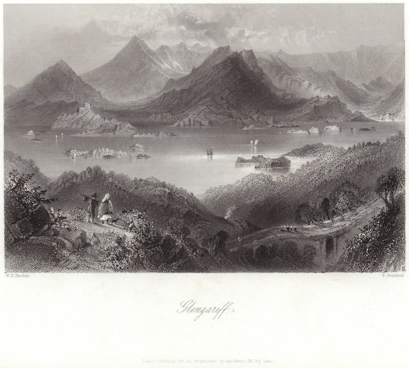 Glengariff dans le comté de Cork - William Henry Bartlett