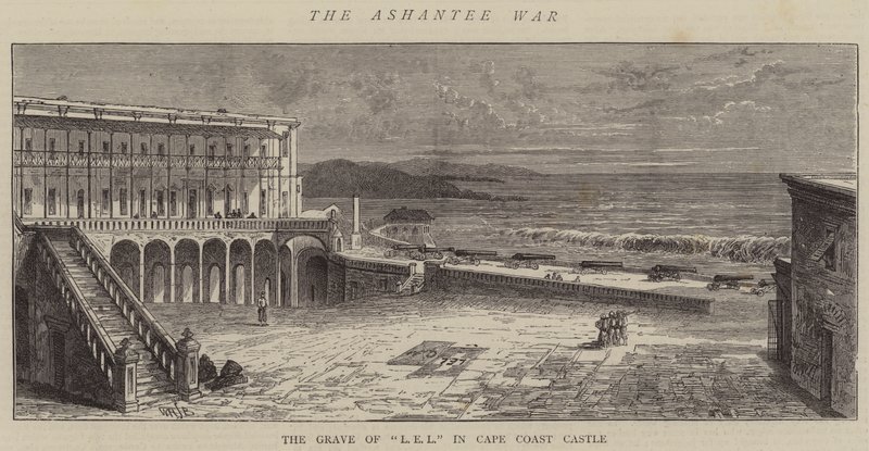 La guerre Ashantee, la tombe de L E L au château de Cape Coast - William Henry James Boot