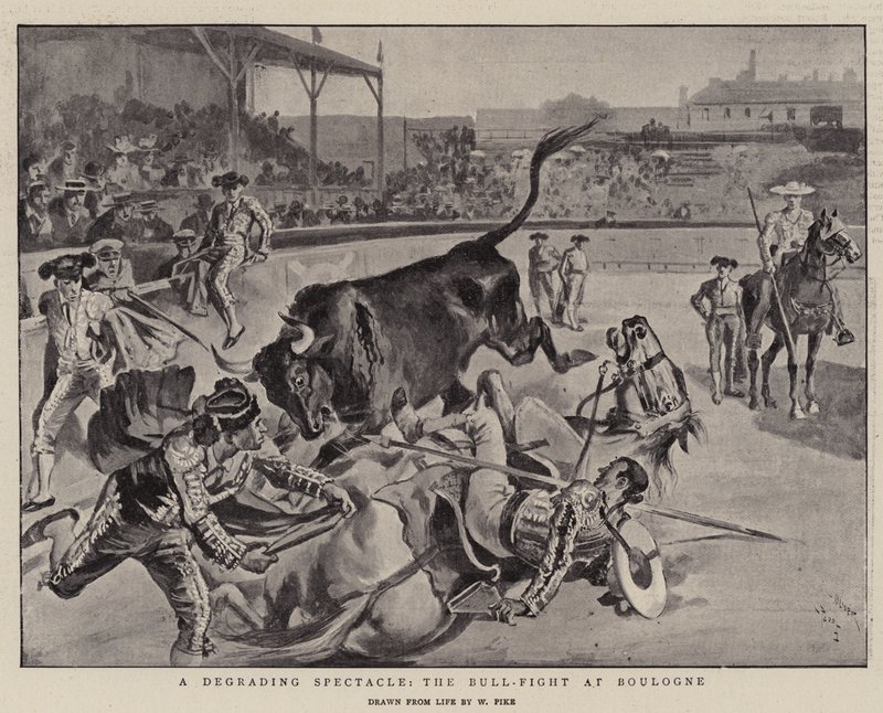 Un spectacle dégradant, la corrida à Boulogne - William Henry Pike