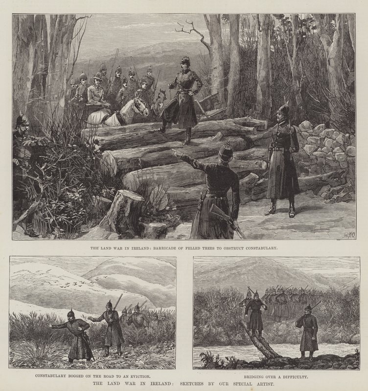 La guerre des terres en Irlande - William Heysham Overend