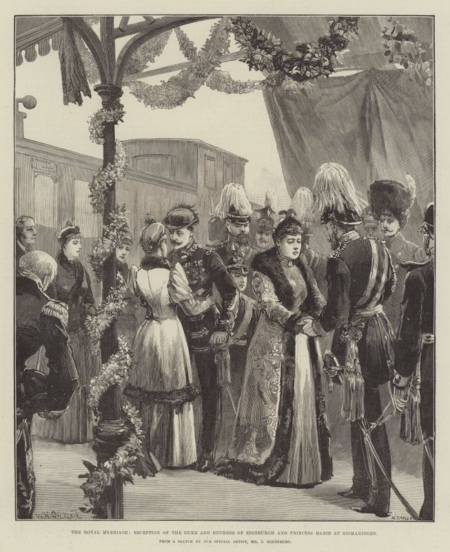 Le Mariage Royal, Réception du Duc et de la Duchesse d