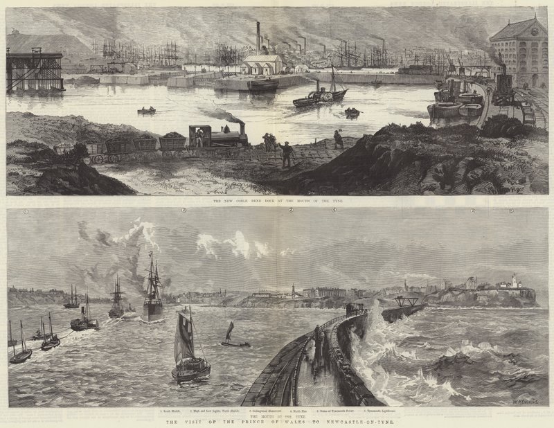 La visite du Prince de Galles à Newcastle-on-Tyne - William Heysham Overend
