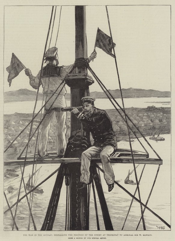 La guerre au Soudan, signalant la position de l