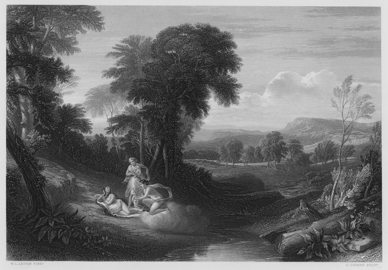 La naissance de Belphoebe et Amorett, d