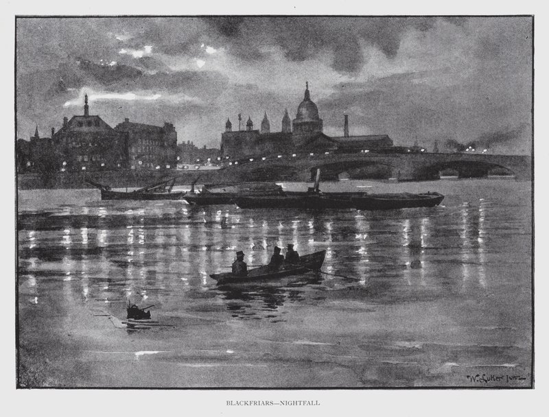 Blackfriars, crépuscule - William Luker