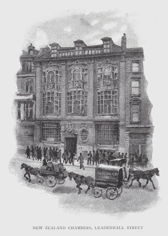 Chambres de Nouvelle-Zélande, rue Leadenhall - William Luker