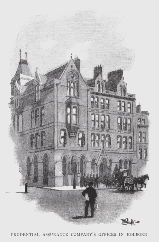 Bureaux de la Prudential Assurance Company à Holborn - William Luker