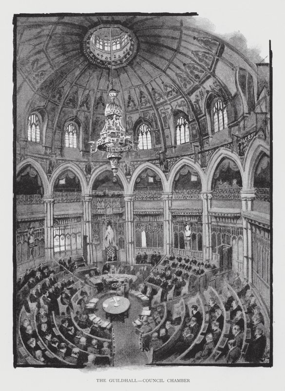 Guildhall, Salle du Conseil - William Luker