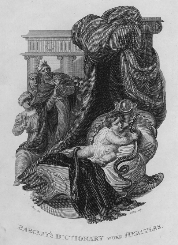 Barclays Dictionary, mot : Hercule (gravure) - William Marshall (after) Craig