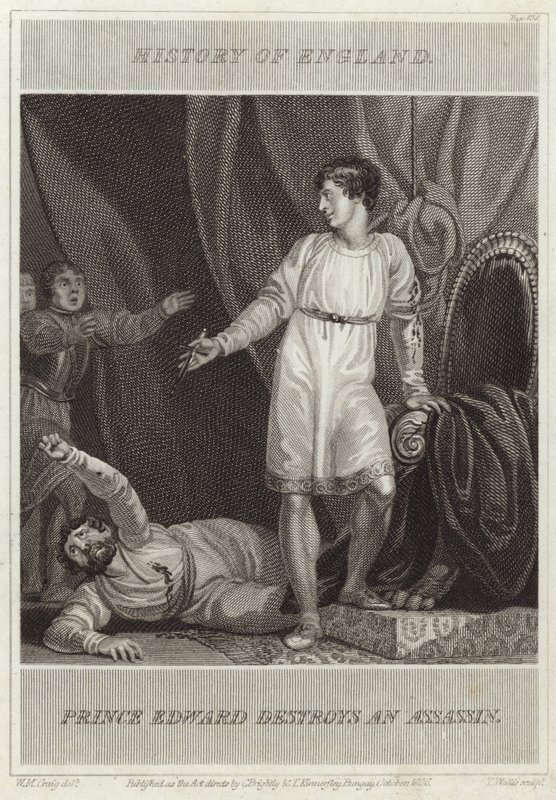 Le Prince Edward détruit un assassin - William Marshall Craig