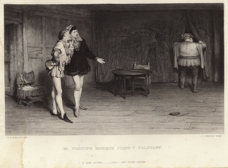 Prince Henry et Falstaff - William Quiller Orchardson