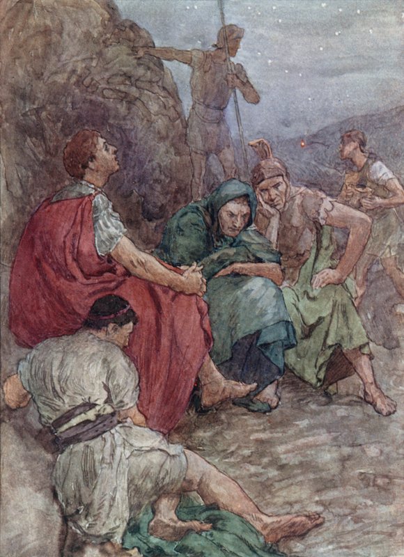 Brutus et ses compagnons après la bataille de Philippes - William Rainey