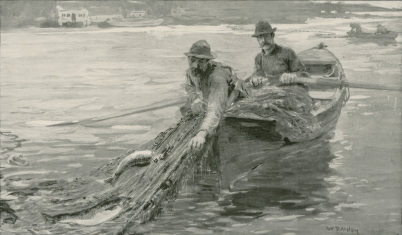 Pêche au Saumon sur la Rivière Fraser, Colombie-Britannique - William Rainey