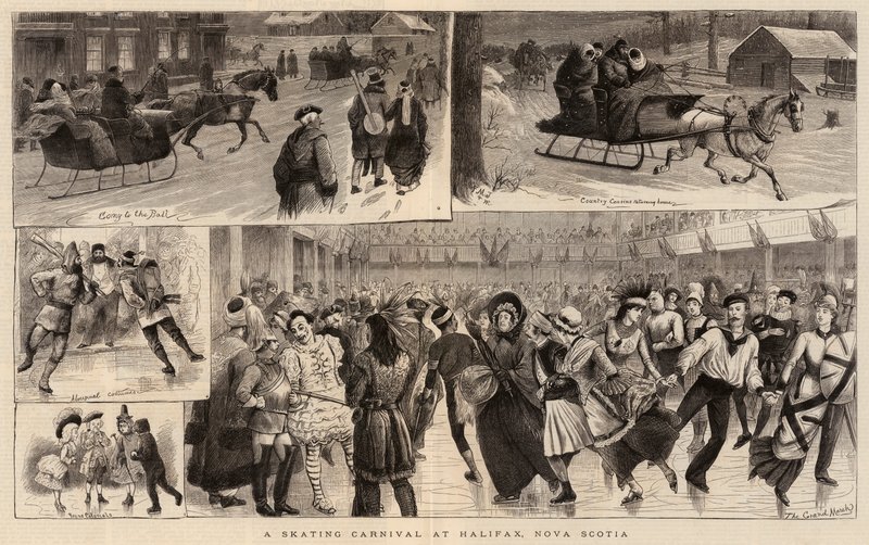 Un carnaval de patinage à Halifax, Nouvelle-Écosse - William Ralston